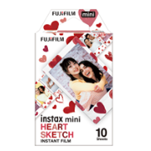 富士フイルム instax mini ハートスケッチ