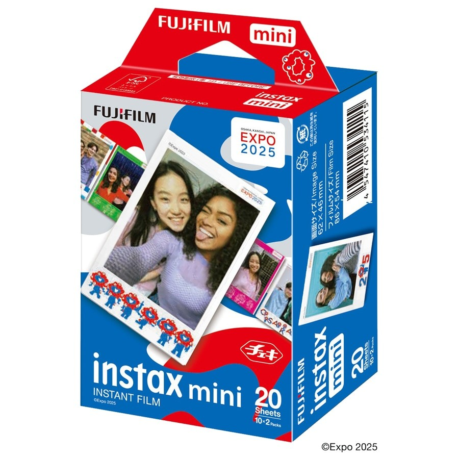 インスタントカラーフィルム instax mini 2パック