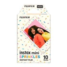 FUJIFILM チェキ インスタントフィルム カラー instax mini SPRINKLES（スプリンクルズ）1パック（10枚入）